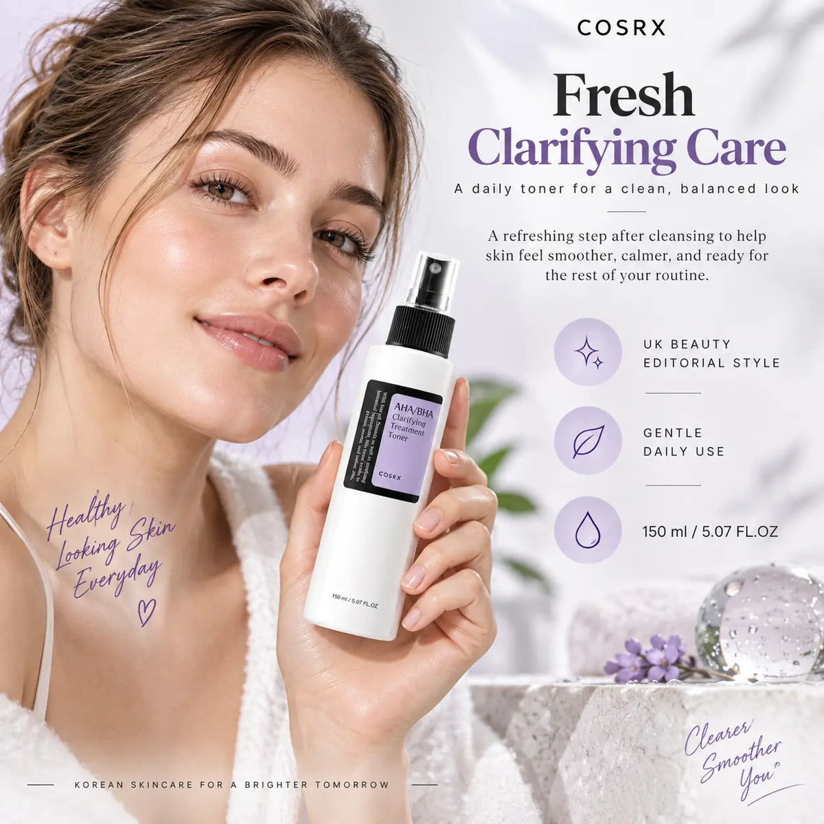 COSRX AHA/BHA Clarifying care Toner 150ml