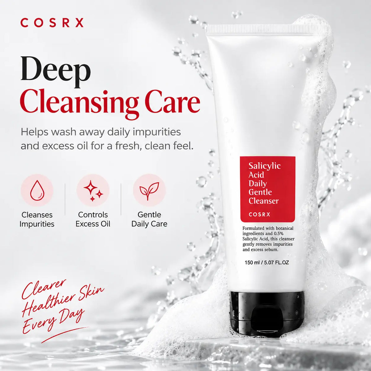 COSRX Salicylic Acid Daily Gentle Cleanser 150ml