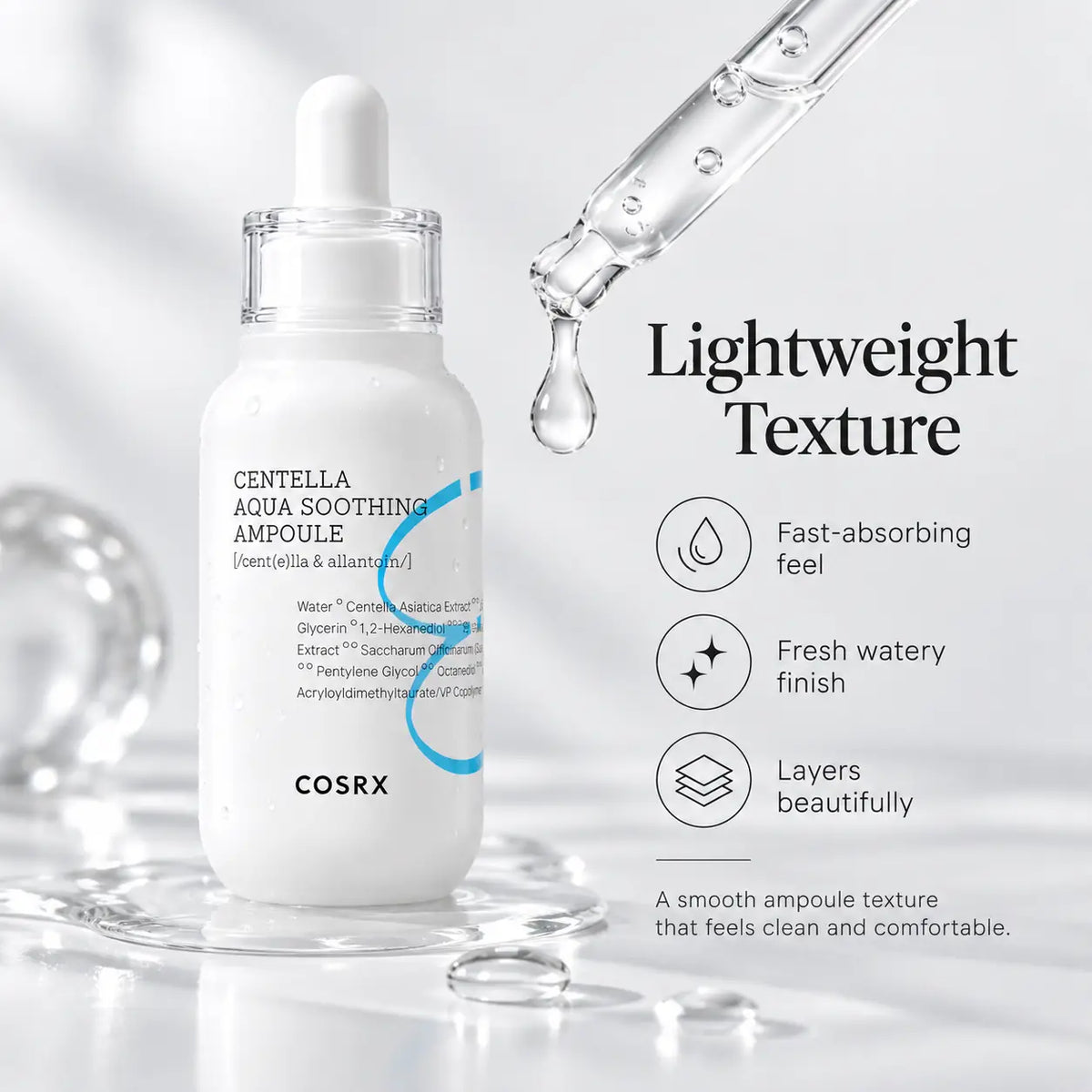 COSRX Hydrium Centella Aqua Soothing Ampoule 40ml
