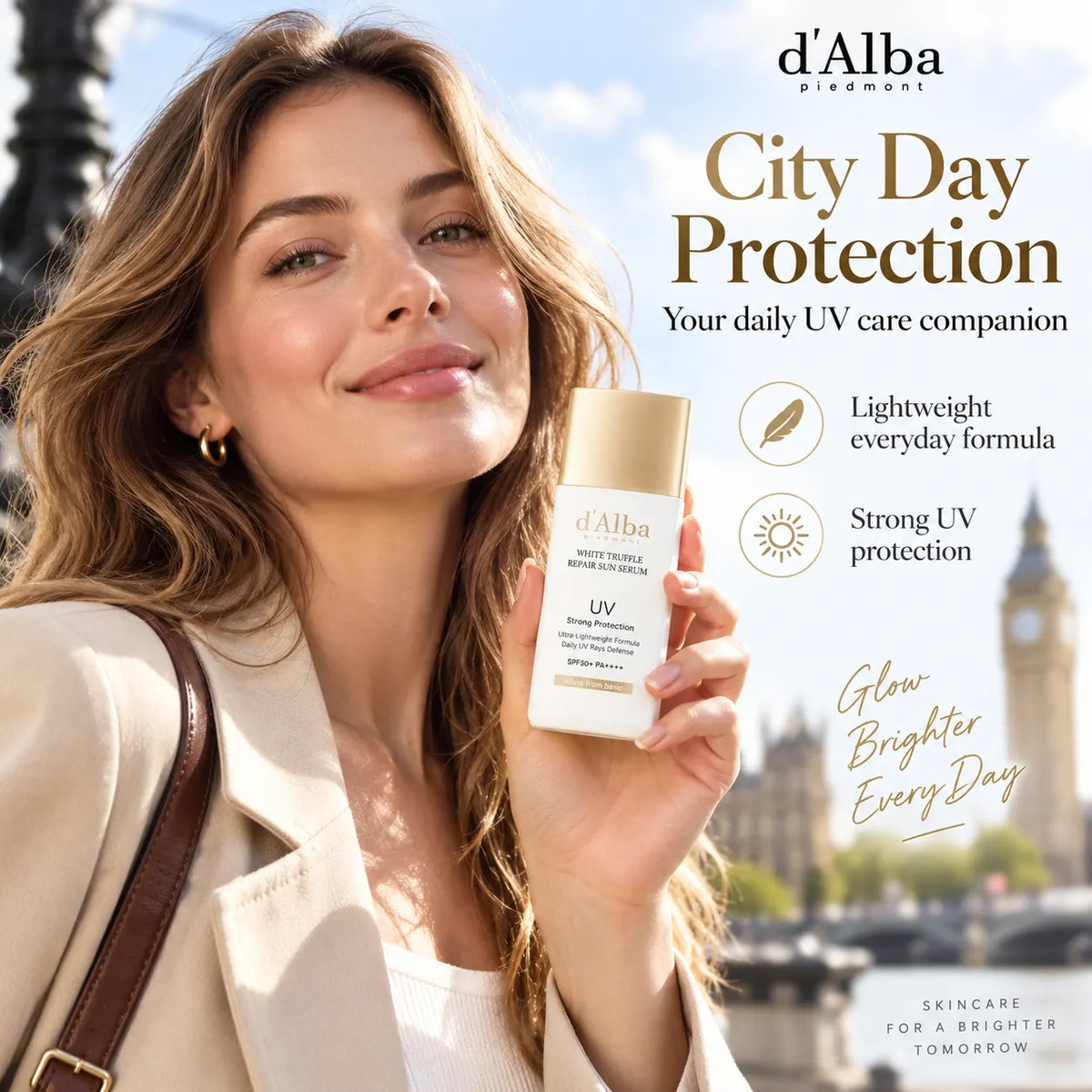 d'Alba White Truffle Repair Sun Serum SPF50+, PA++++ 35ml