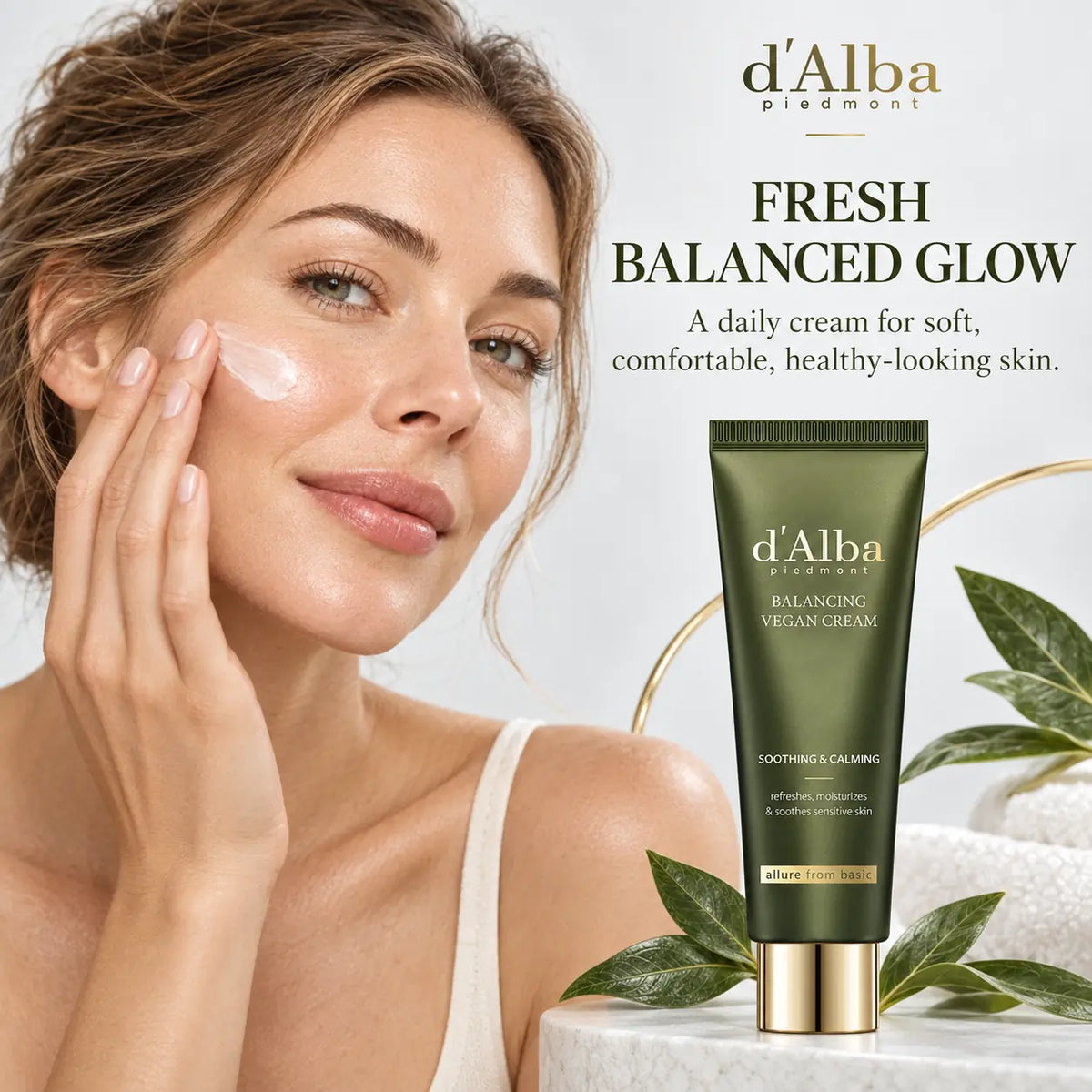 d'Alba Mild Skin Balancing Vegan Cream 55ml
