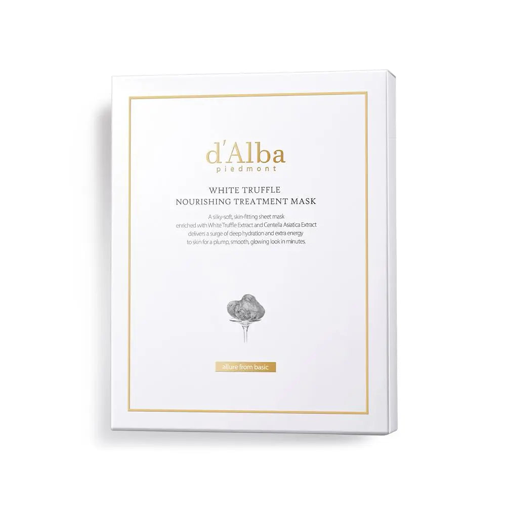 [d'Alba] White Truffle Nourishing Treatment Mask 25ml*5pcs - Enrapturecosmetics