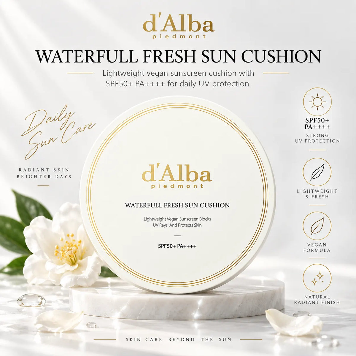 d'Alba Waterfull Fresh Sun Cushion 25g