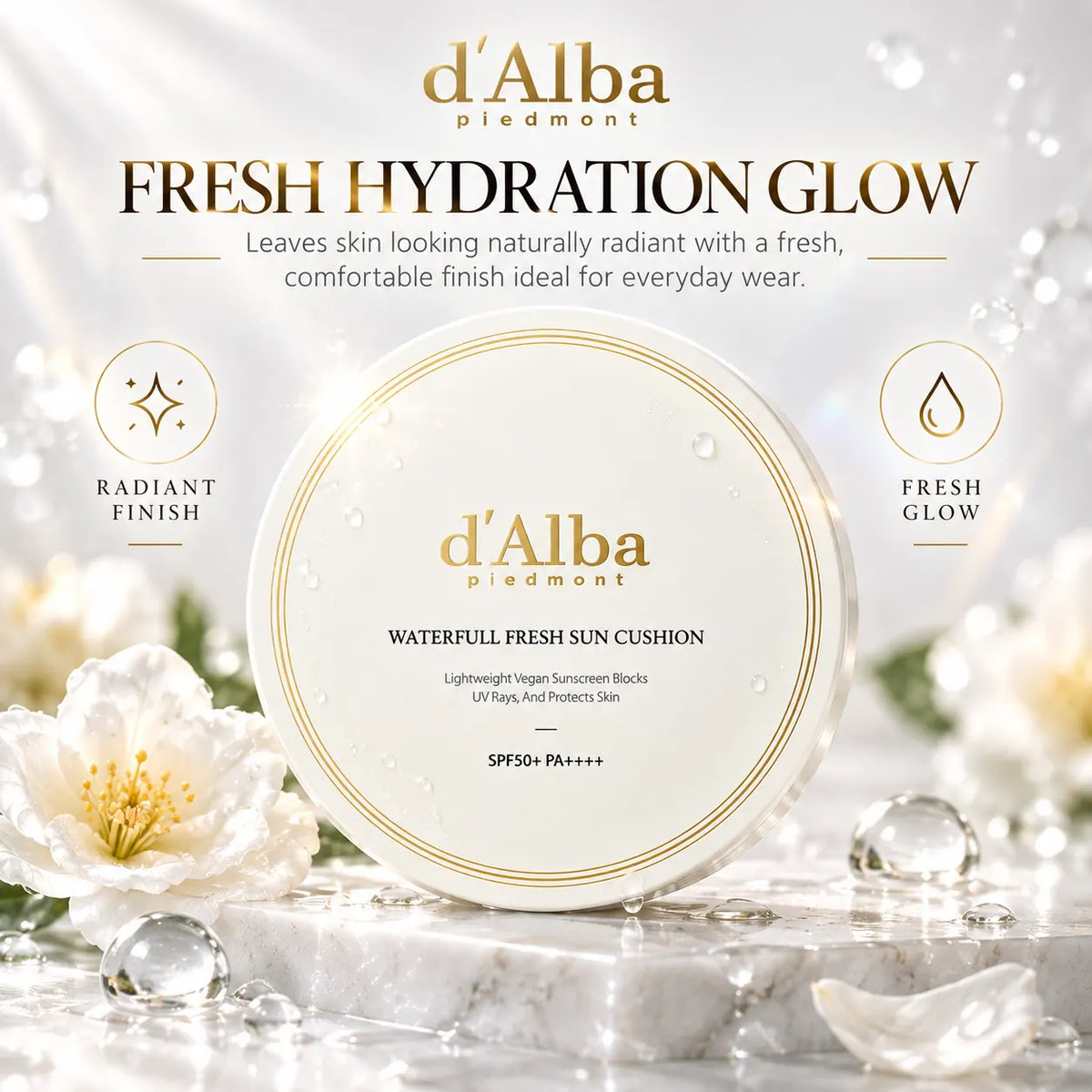 d'Alba Waterfull Fresh Sun Cushion 25g