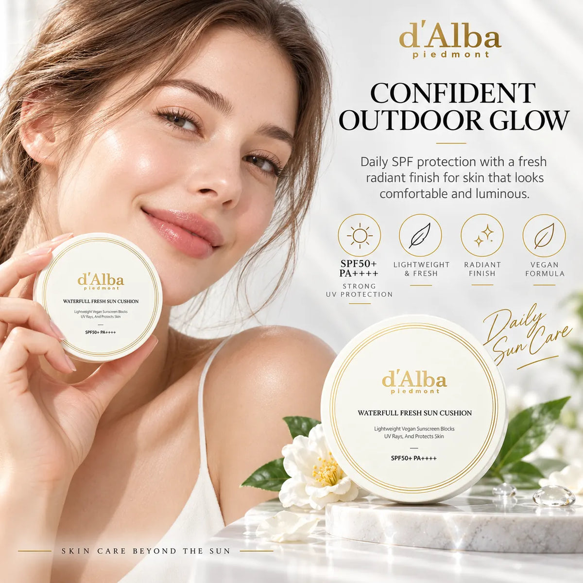 d'Alba Waterfull Fresh Sun Cushion 25g