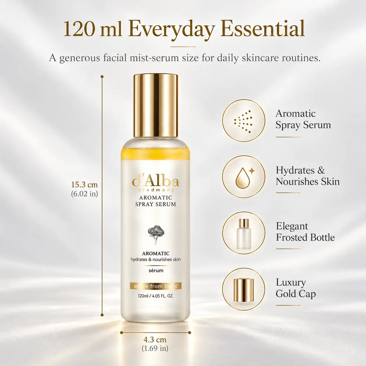 d'Alba White Truffle First Aromatic Spray Serum 120ml