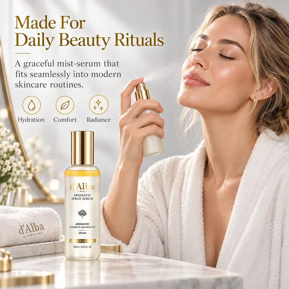 d'Alba White Truffle First Aromatic Spray Serum 120ml