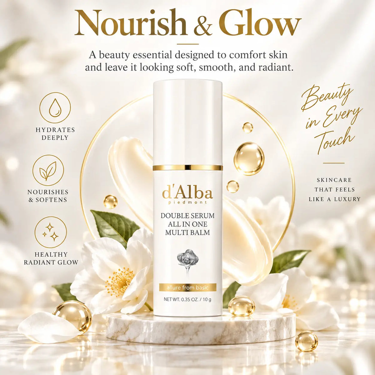 d'Alba Double Serum All-in-One Muiti Balm 10g