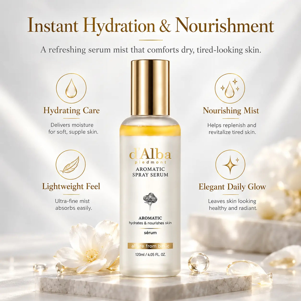 d'Alba White Truffle First Aromatic Spray Serum 120ml