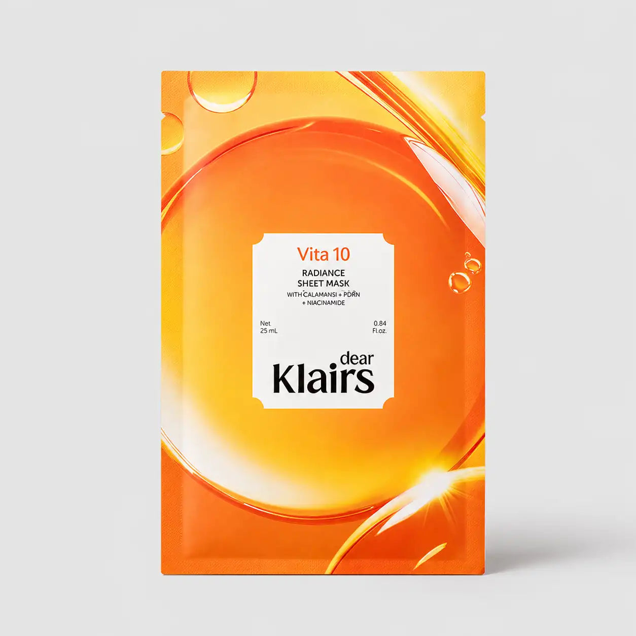 Dear Klairs Vita 10 Radiance Sheet Mask sachet
