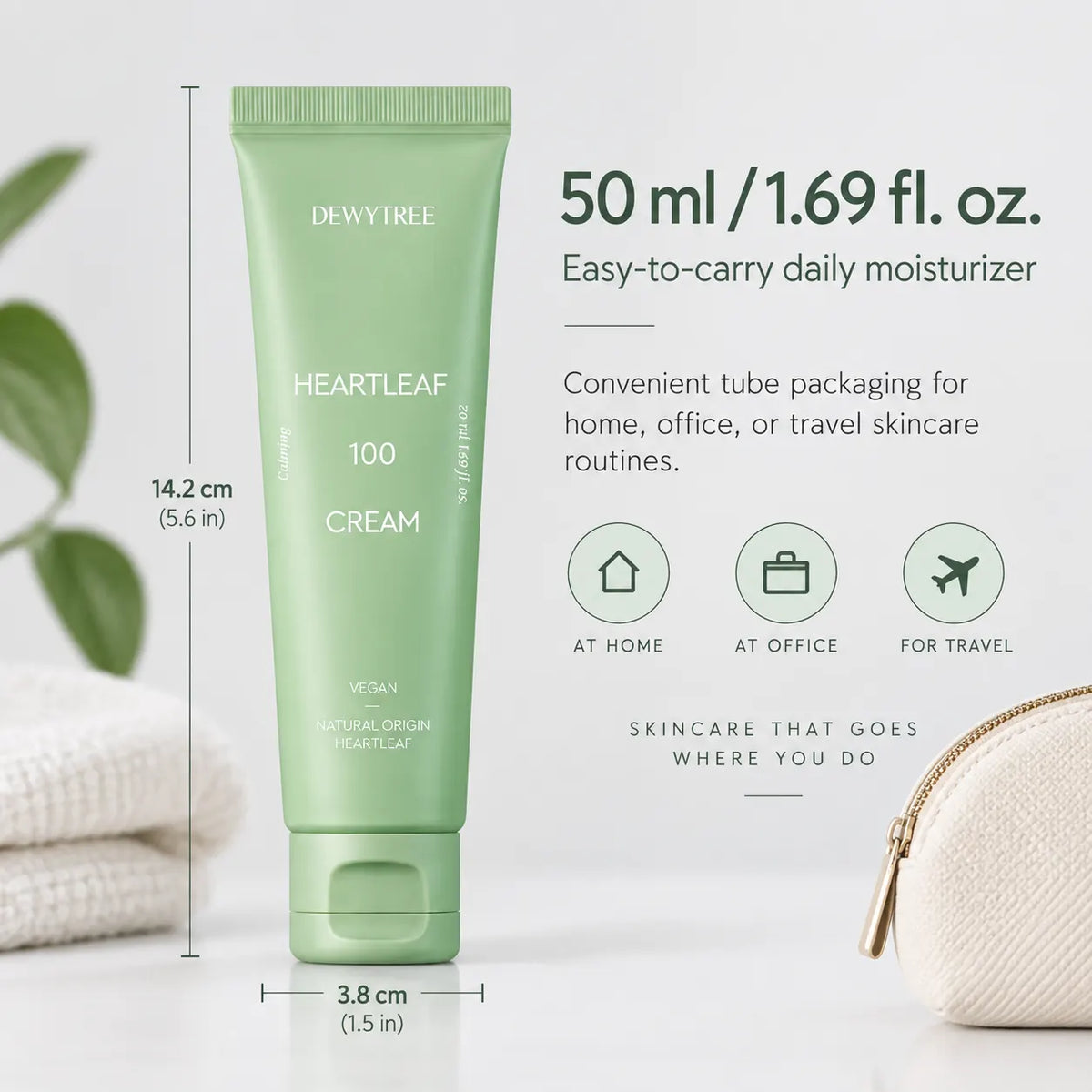 DEWYTREE Heartleaf 100 Cream 50ml