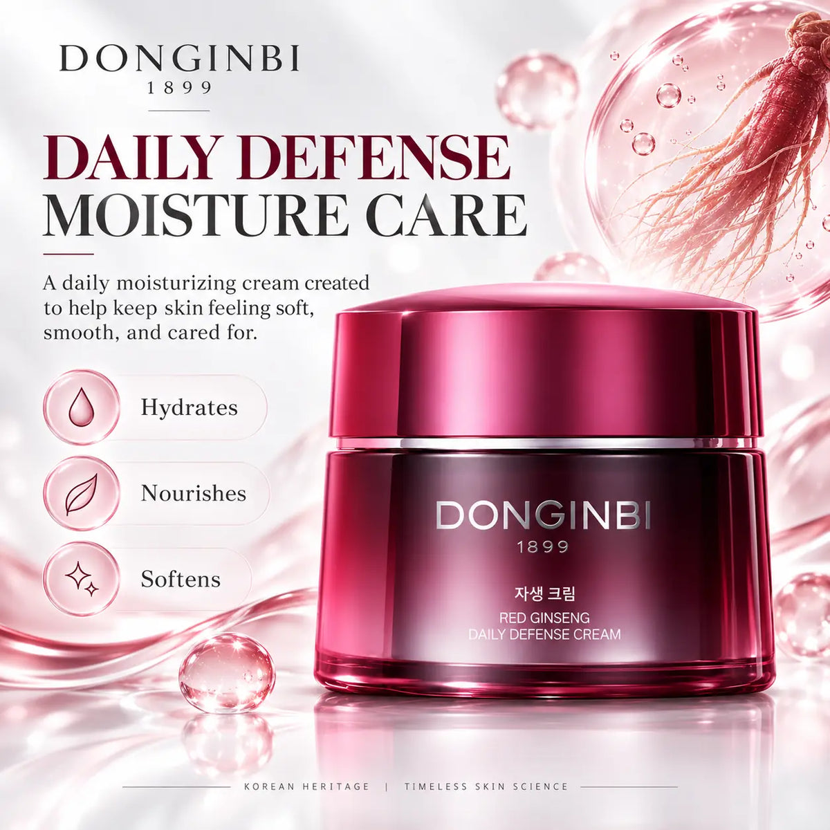 Donginbi Red Ginseng Daily Defense Cream 25ml