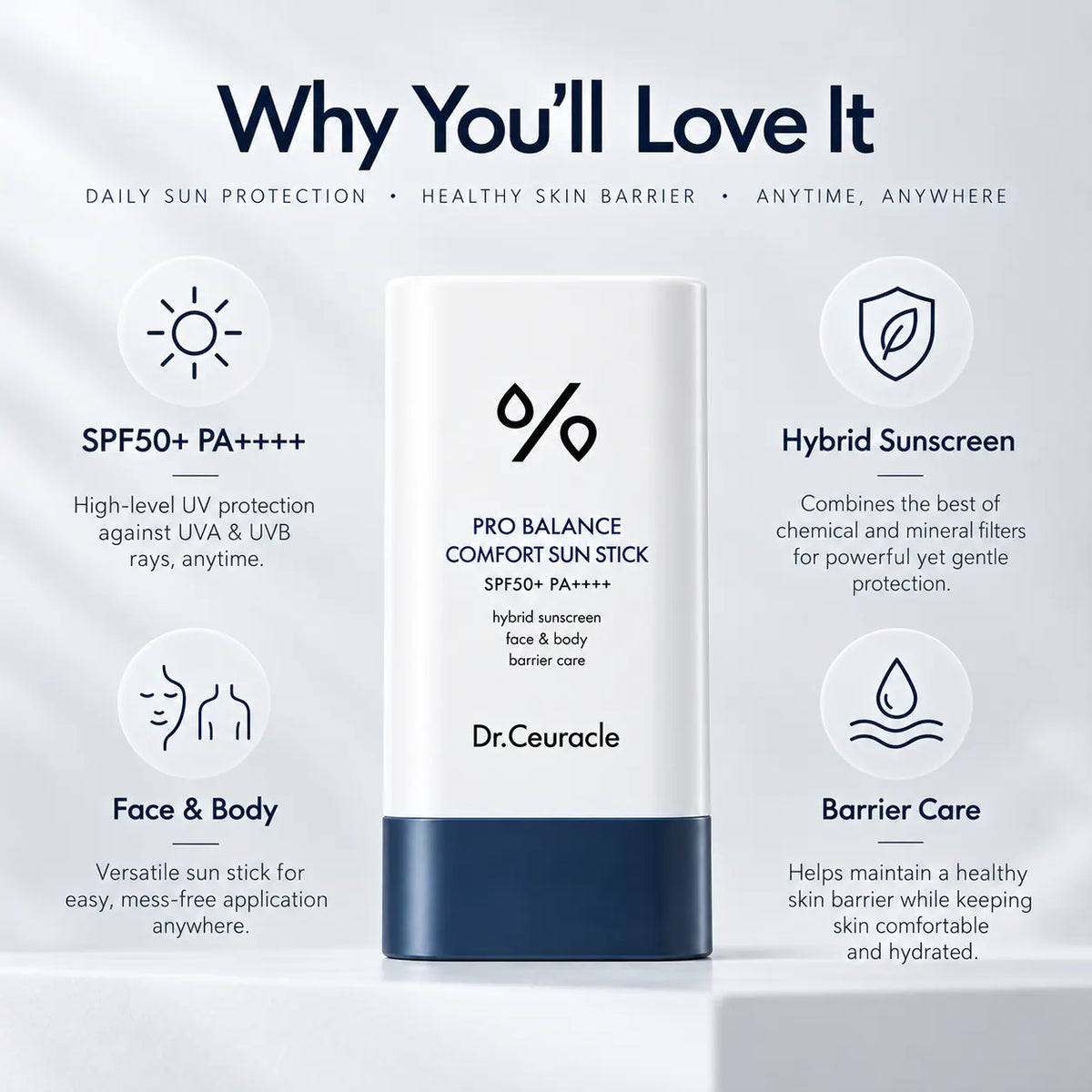 Dr. Ceuracle Pro Balance Comfort Sun Stick 18g