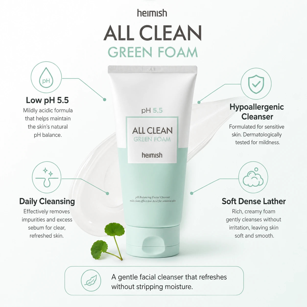 heimish All Clean Green Foam Mini 30ml