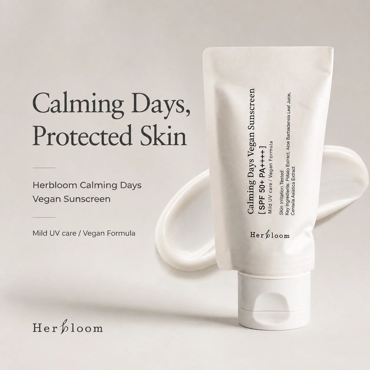 HERBLOOM Calming Days Vegan Sunscreen SPF50 50ml