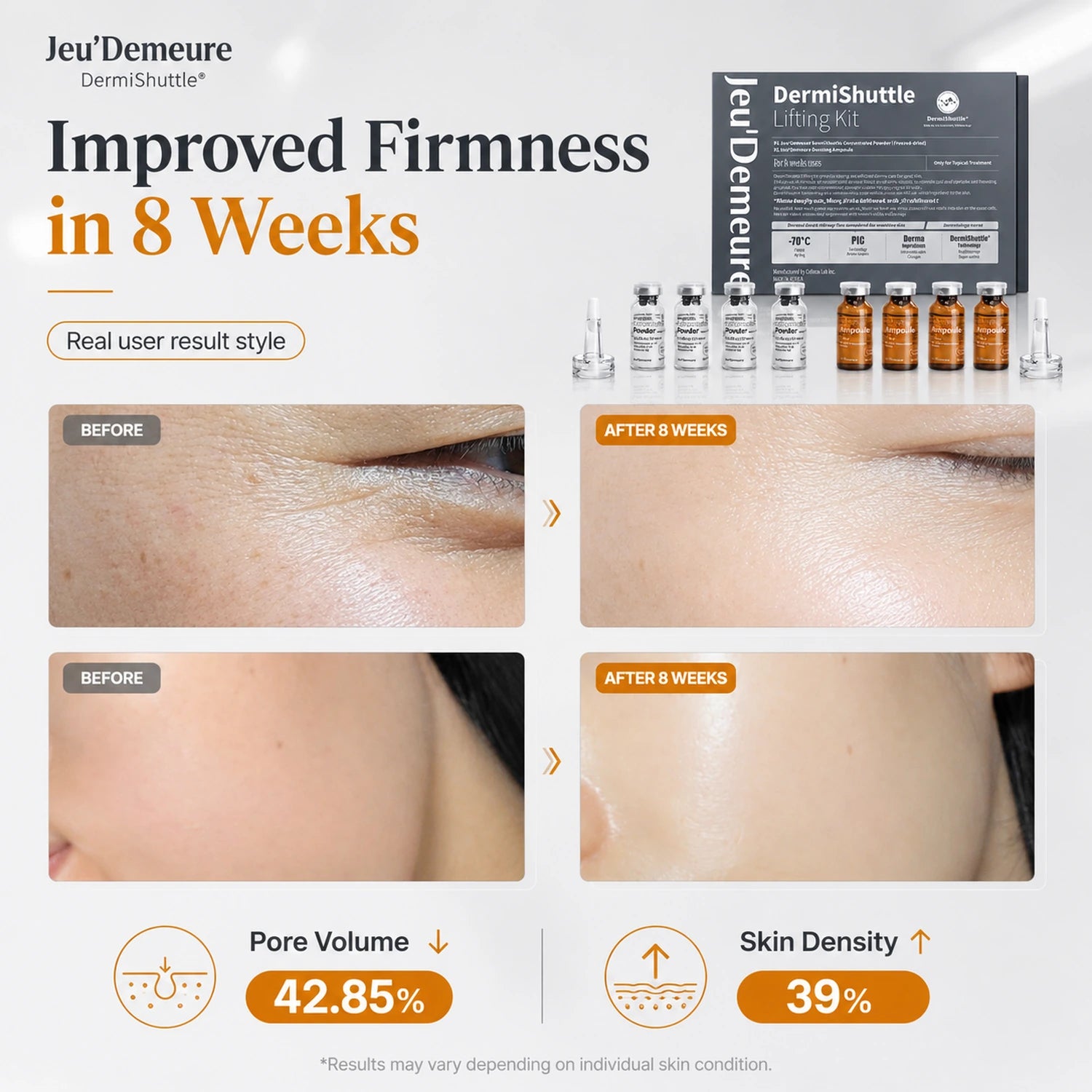 JEU'DEMEURE DermiShuttle Lifting Kit 2 Weeks