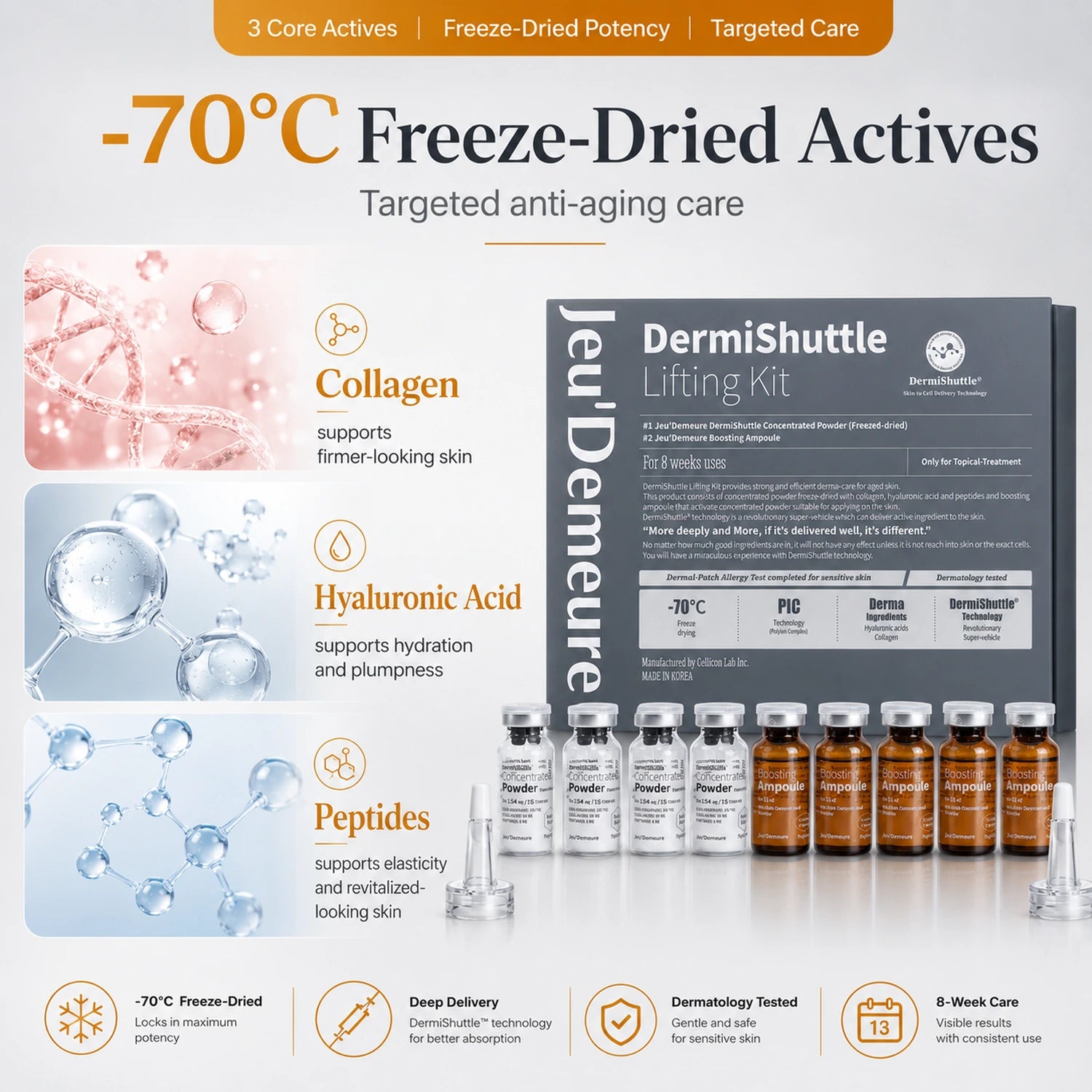 JEU'DEMEURE DermiShuttle Lifting Kit 2 Weeks