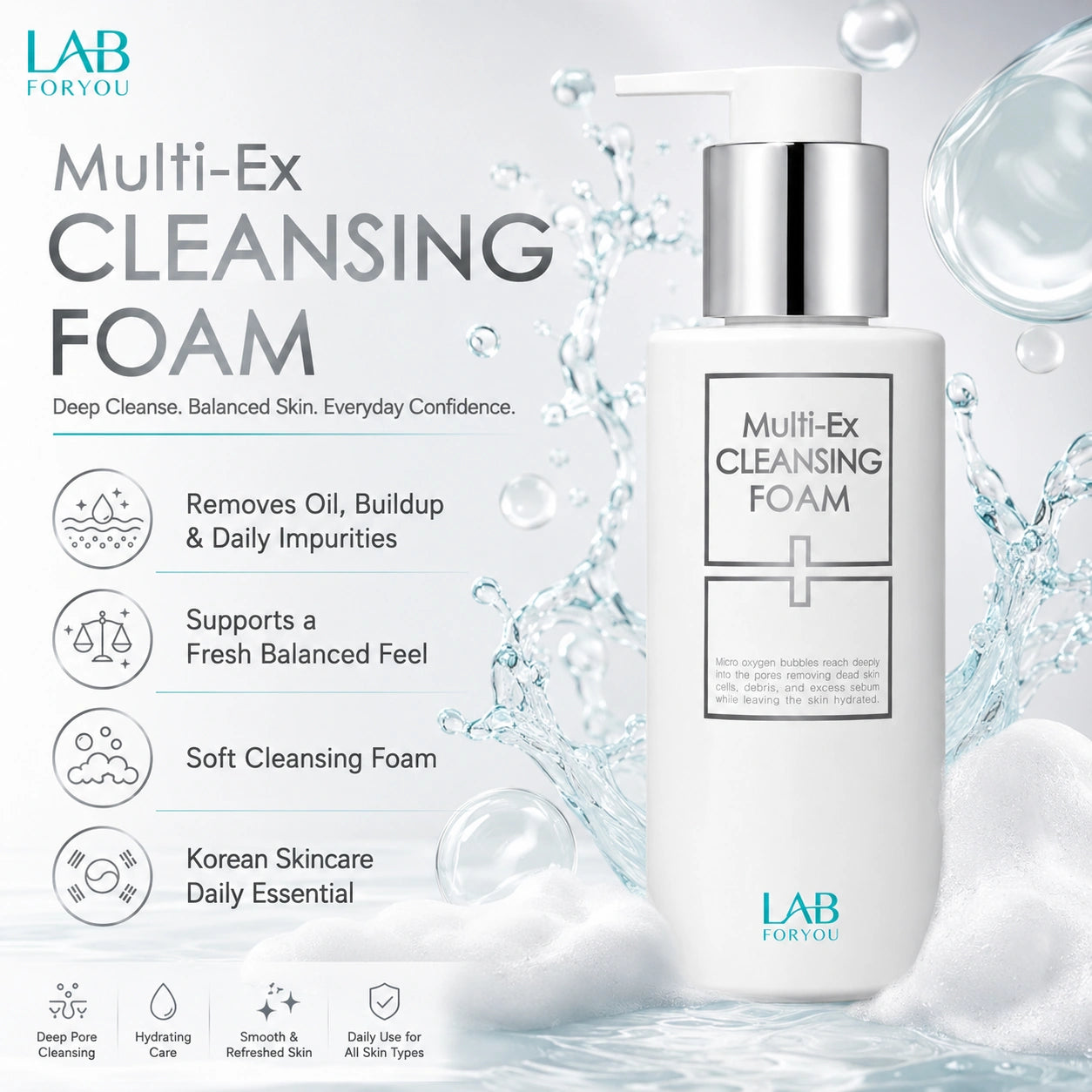 LAB FOR YOU Multi Ex Cleansing Foam 150ml