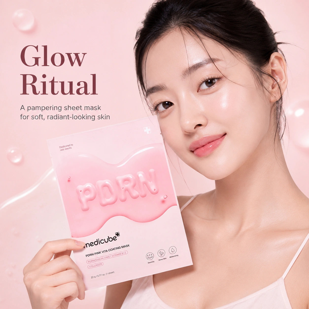 Medicube PDRN Pink Vita Coating Mask 22g 1ea