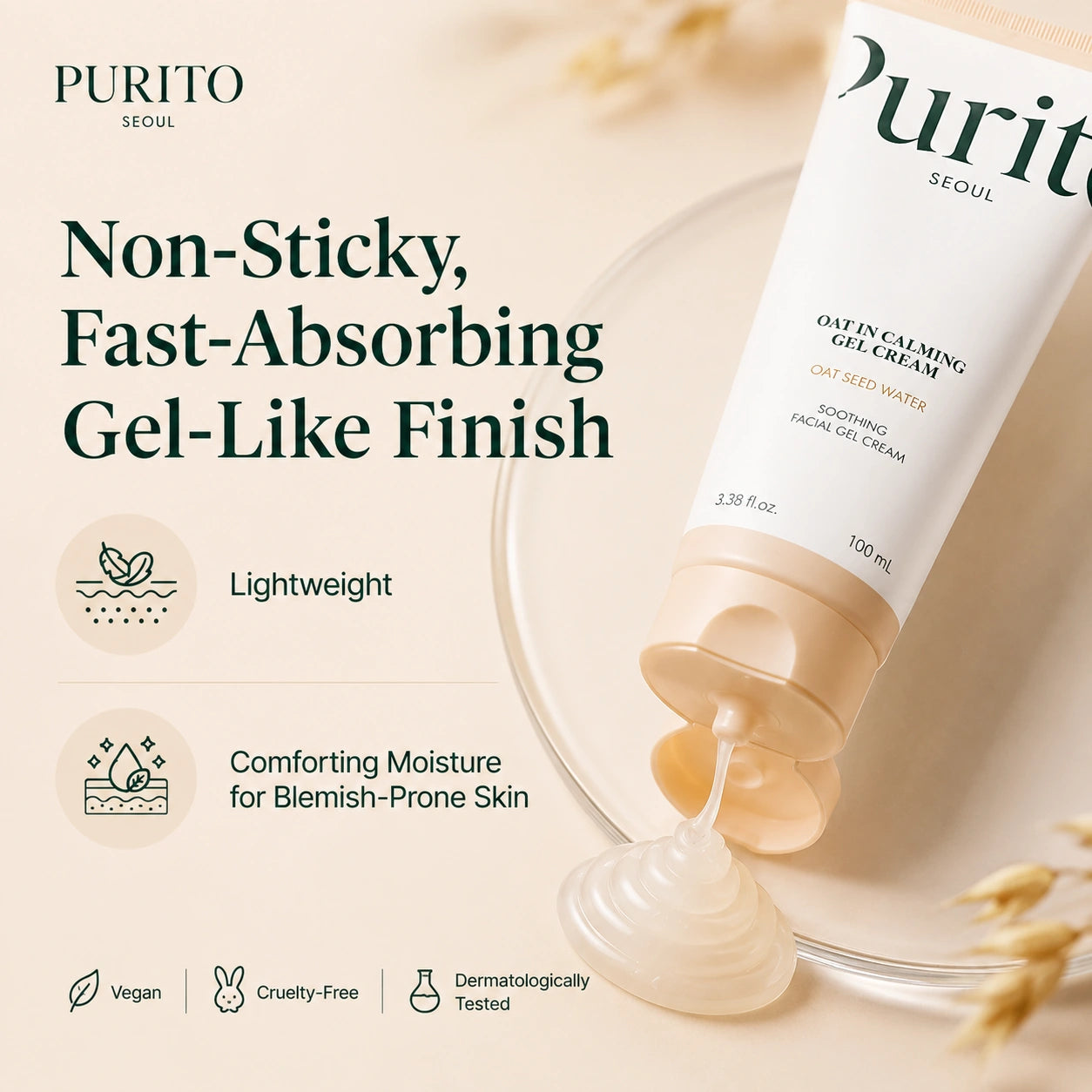 PURITO Oat In Calming Gel Cream 100ml