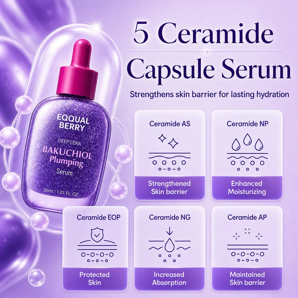 EQQUALBERRY Bakuchiol Plumping Serum 30ml