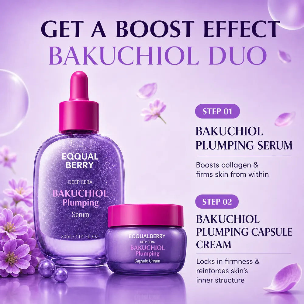 EQQUALBERRY Bakuchiol Plumping Serum 30ml