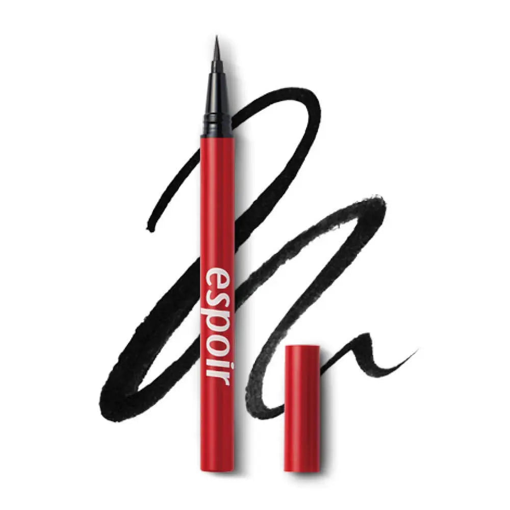 [espoir] NOMUDGING BRUSH LINER #1 Intense Black - Enrapturecosmetics