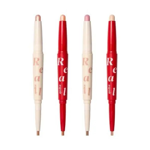 [espoir] REAL EYE DUAL STICK #2 PEACH BEAM - Enrapturecosmetics