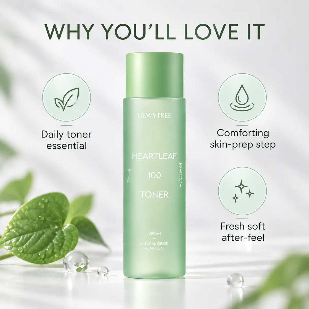 DEWYTREE Heartleaf 100 Toner 200ml