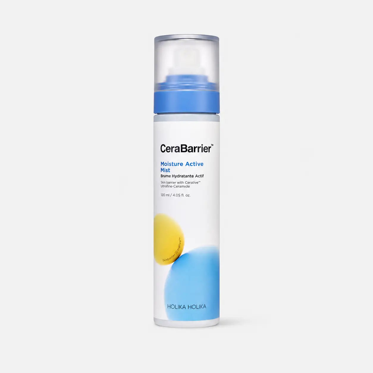 Holika Holika Cerabarrier Moisture Mist 120ml spray bottle, Korean ceramide face mist