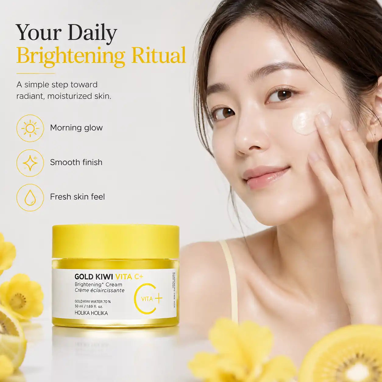 Holika Holika Gold Kiwi Vita C Brightening Cream 50ml