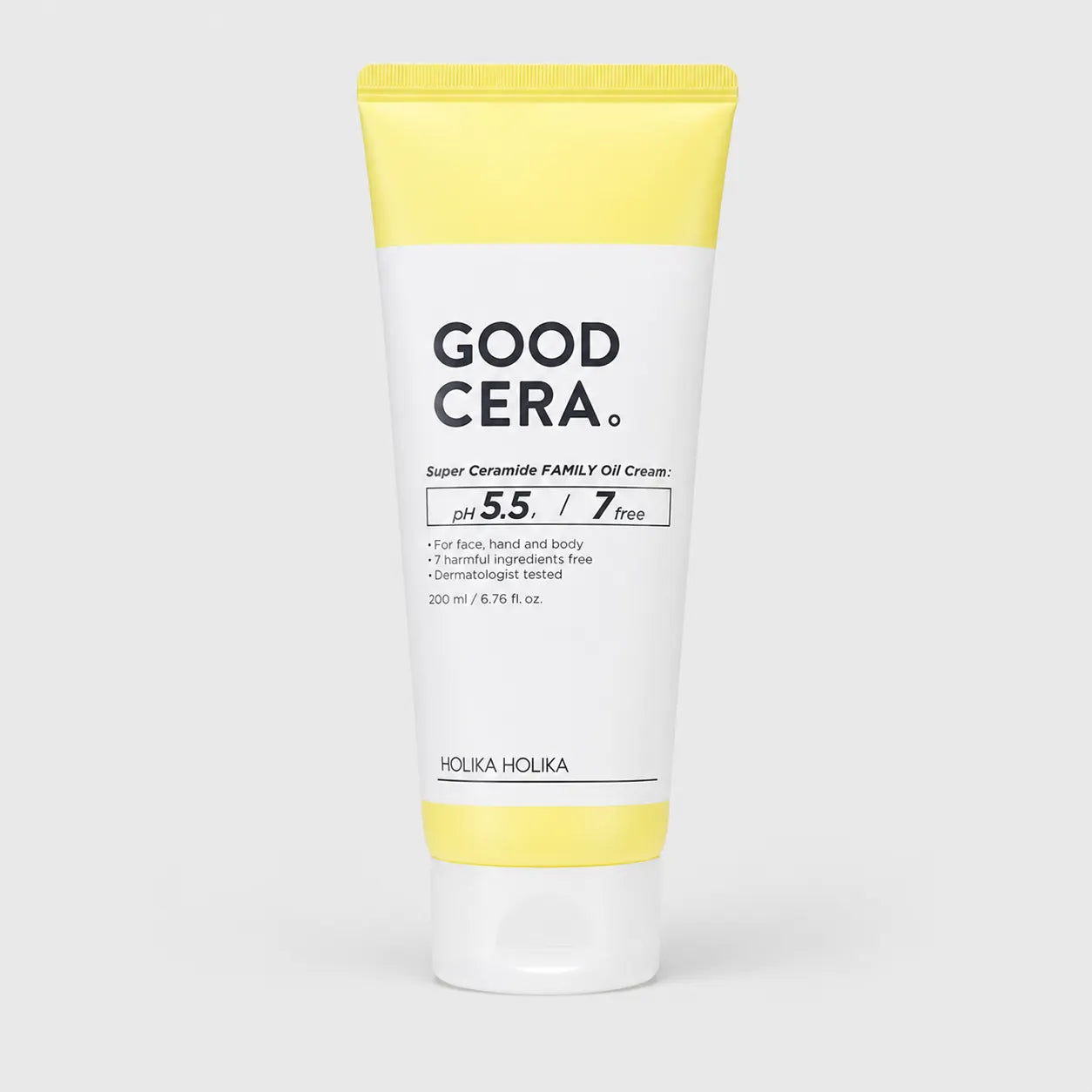 Holika Holika Good Cera Super Ceramide Family Oil Cream 200ml tub, face and body ceramide cream