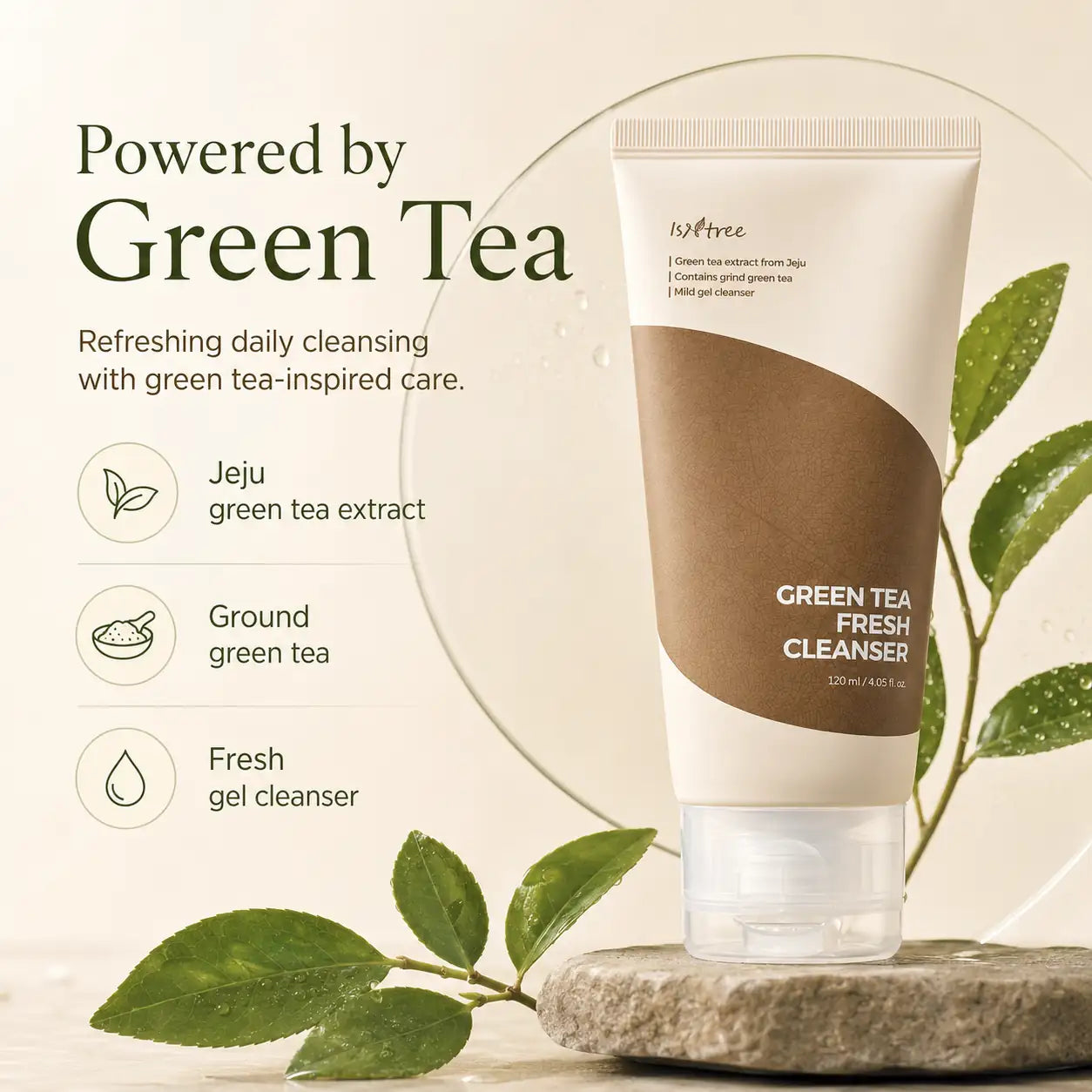 Isntree Green Tea Fresh Cleanser 120ml