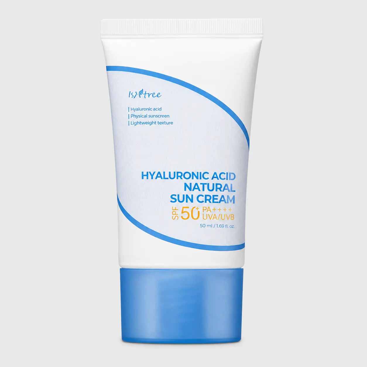 Isntree Hyaluronic Acid Natural Sun Cream 50ml bottle front label
