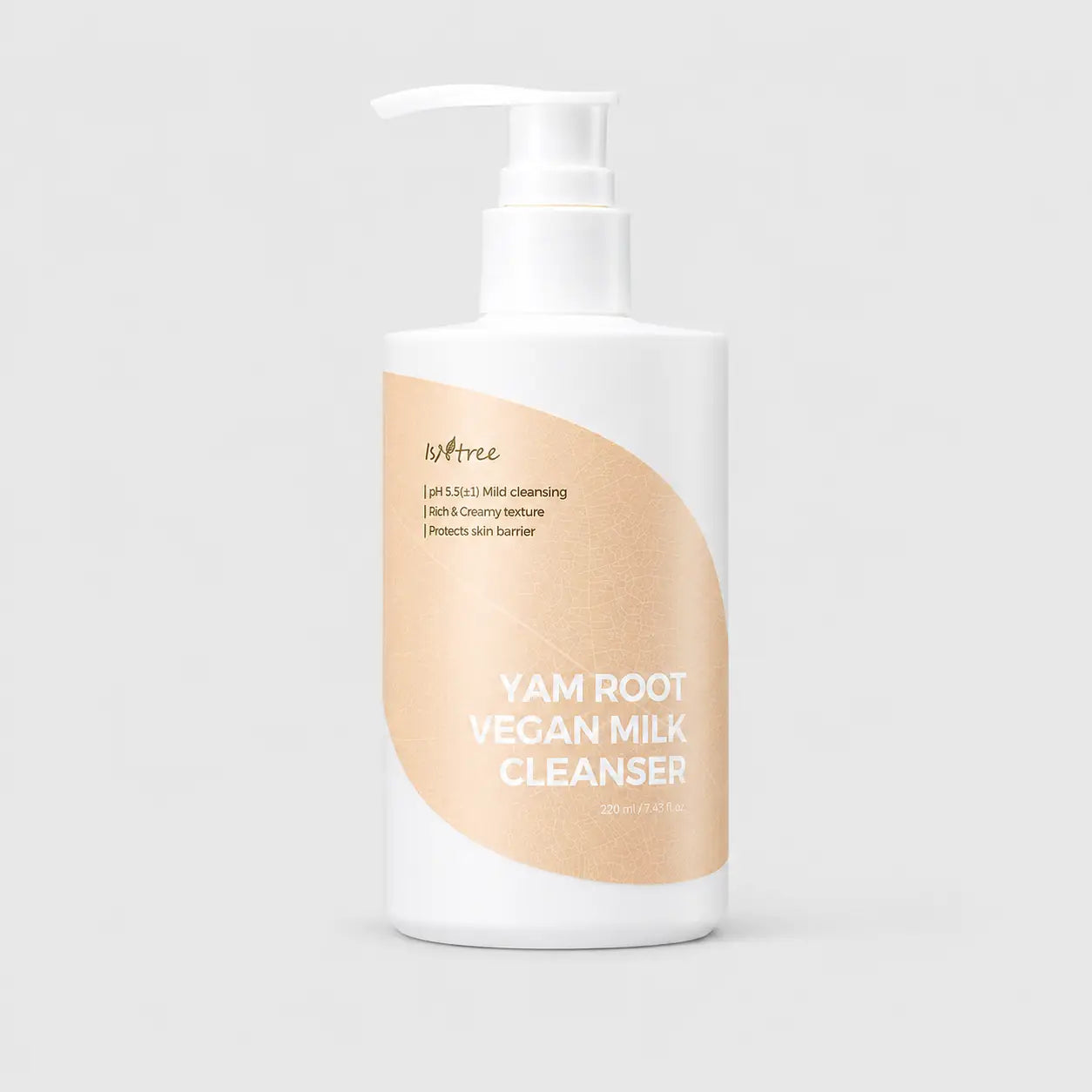 Isntree Yam Root Vegan Milk Cleanser 220ml bottle front label