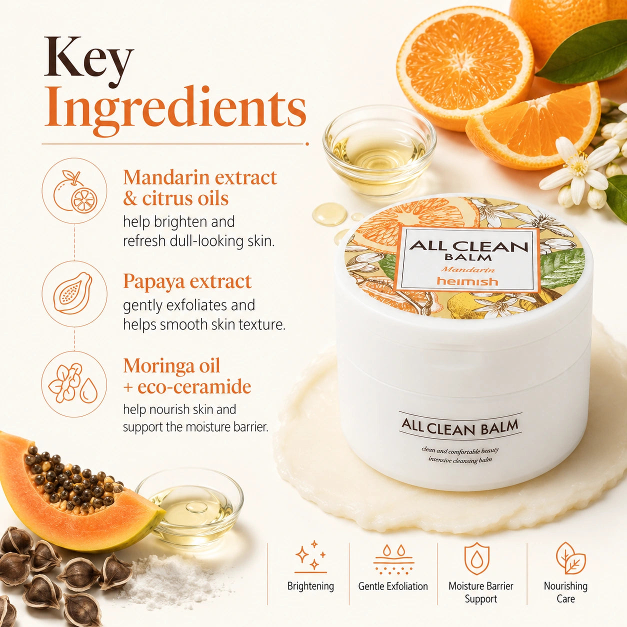 heimish All Clean Balm Mandarin 120ml