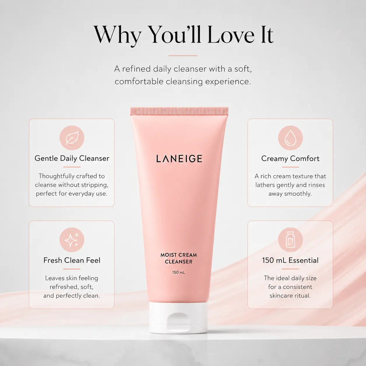 AROMATICA Reviving Rose Infusion Cream Cleanser 145g