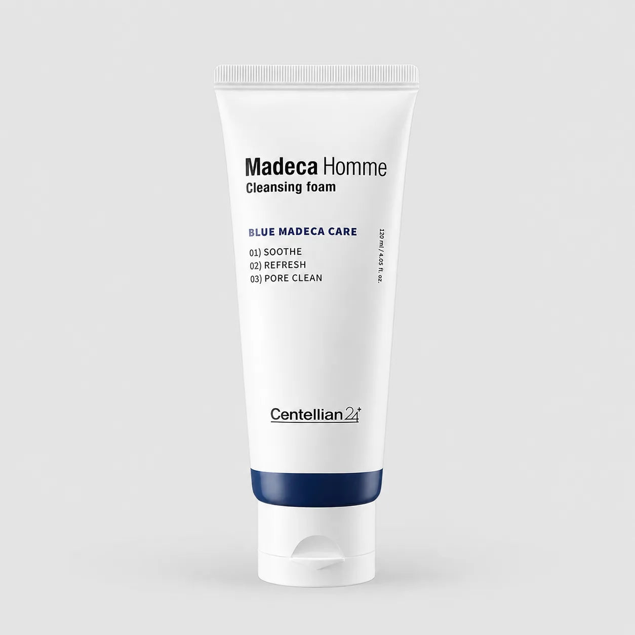 Centellian24 Madeca Homme Cleansing Foam 120ml tube front view