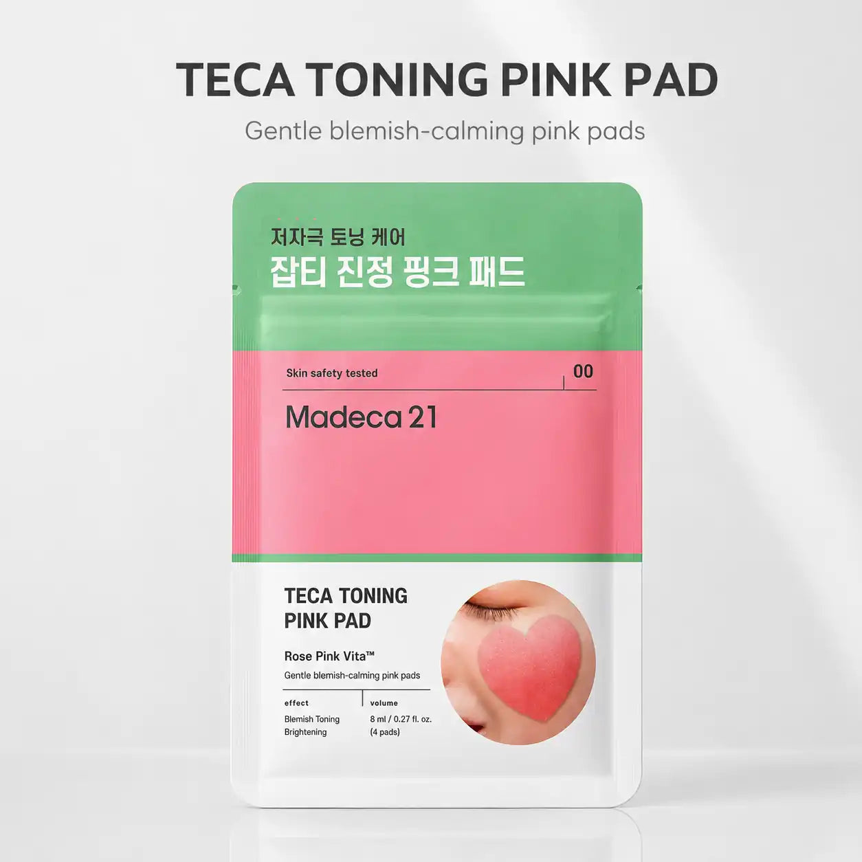 Madeca21 Teca Toning Pink Pad 4ea