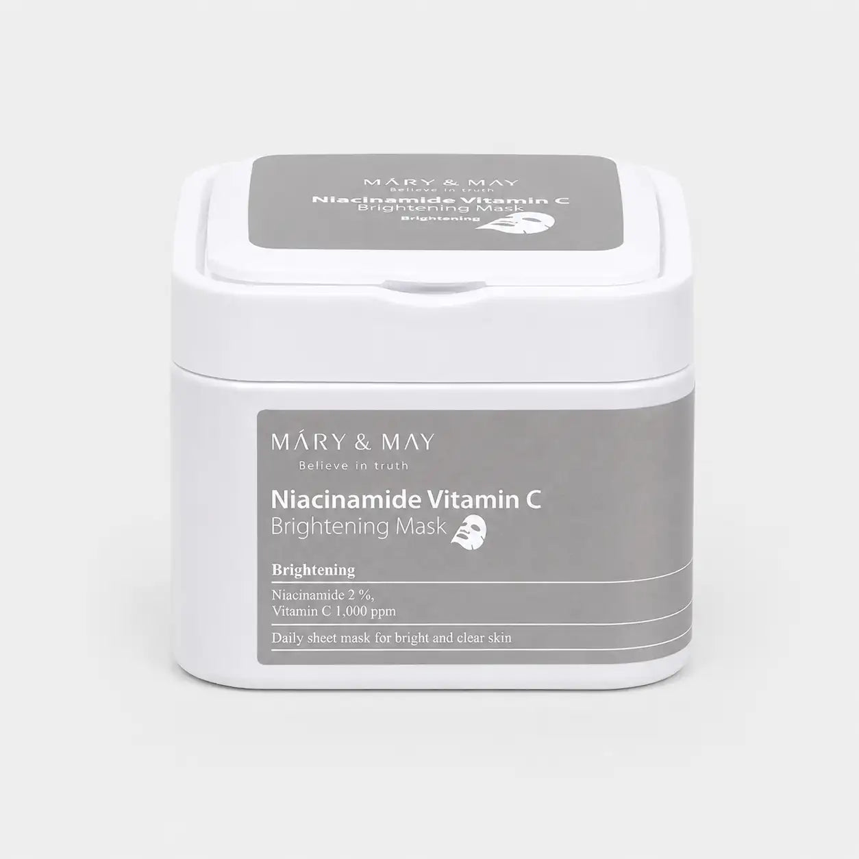 Mary&May Niacinamide Vitamin C Brightening Mask 30ea box front view