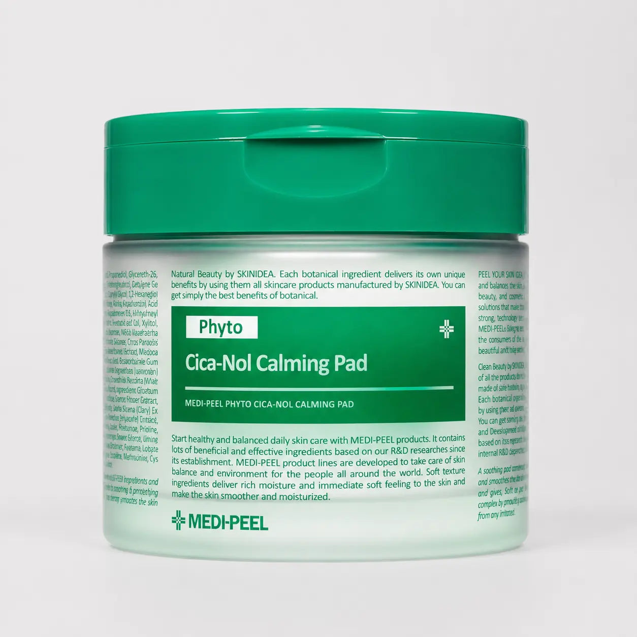 Medi Peel Phyto Cica Nol Calming Pad 70ea tub, Korean centella toner pads