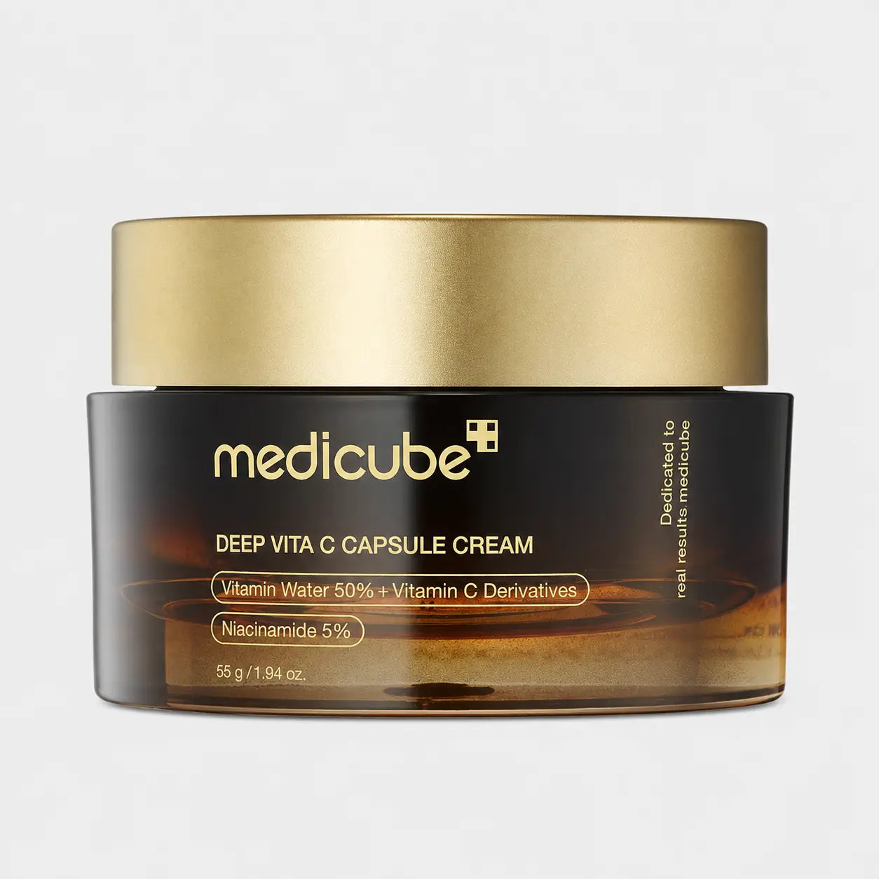 Medicube Deep Vita C Capsule Cream 55g jar with capsule and gel