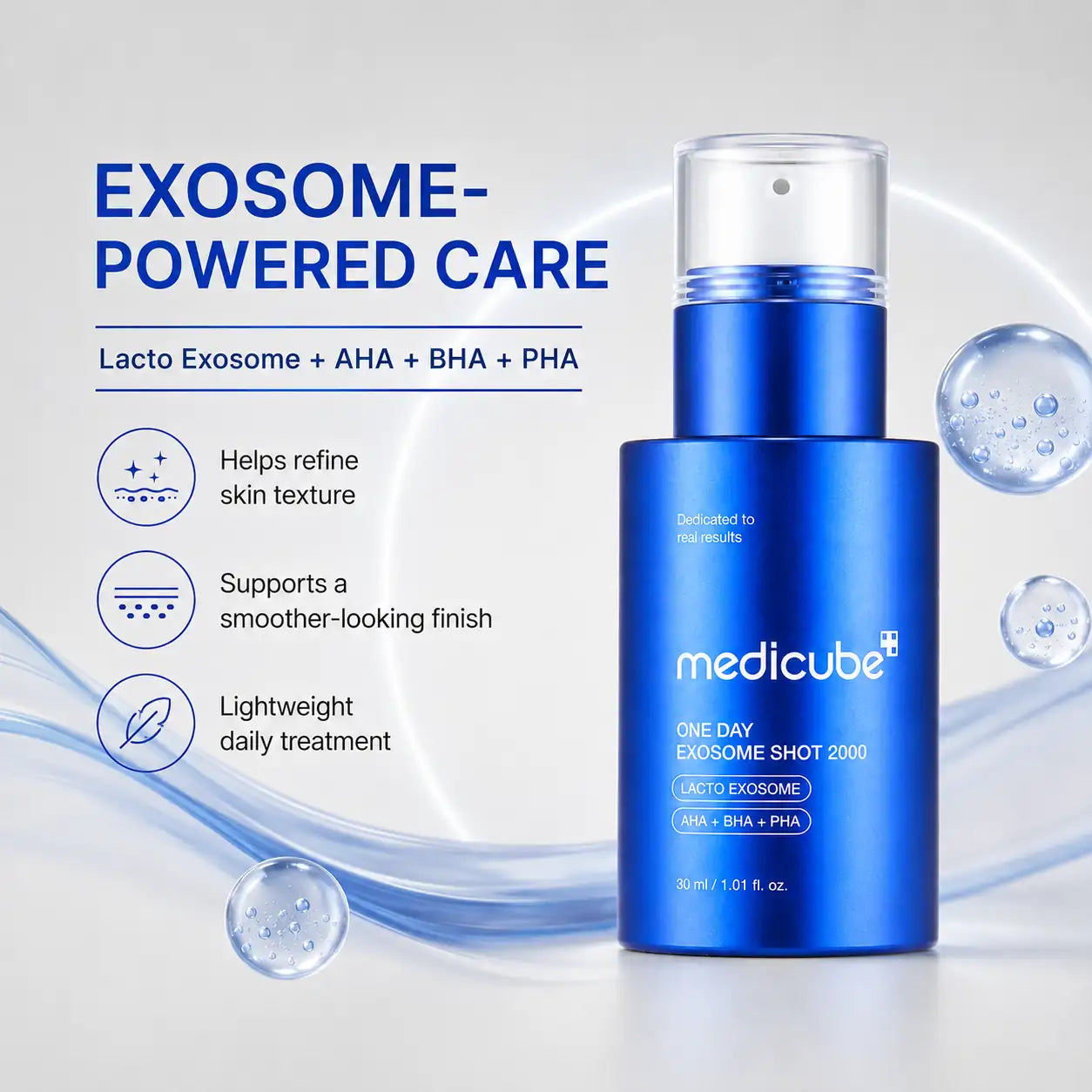 Medicube One Day Exosome Shot Pore Serum 2000 30ml