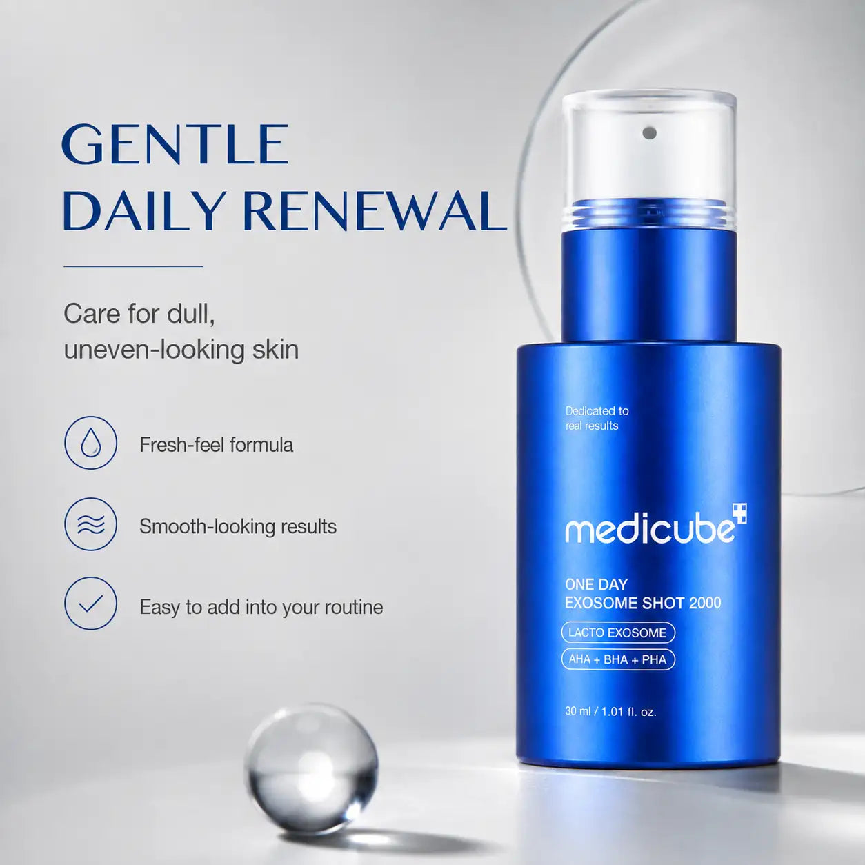Medicube One Day Exosome Shot Pore Serum 2000 30ml