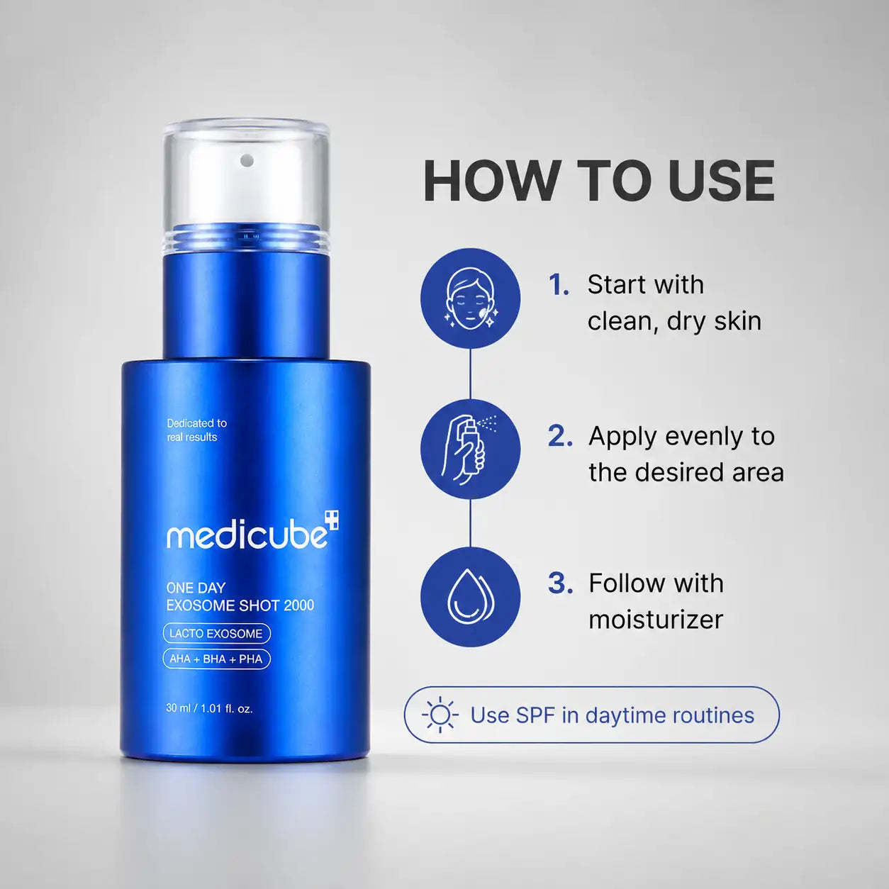 Medicube One Day Exosome Shot Pore Serum 2000 30ml