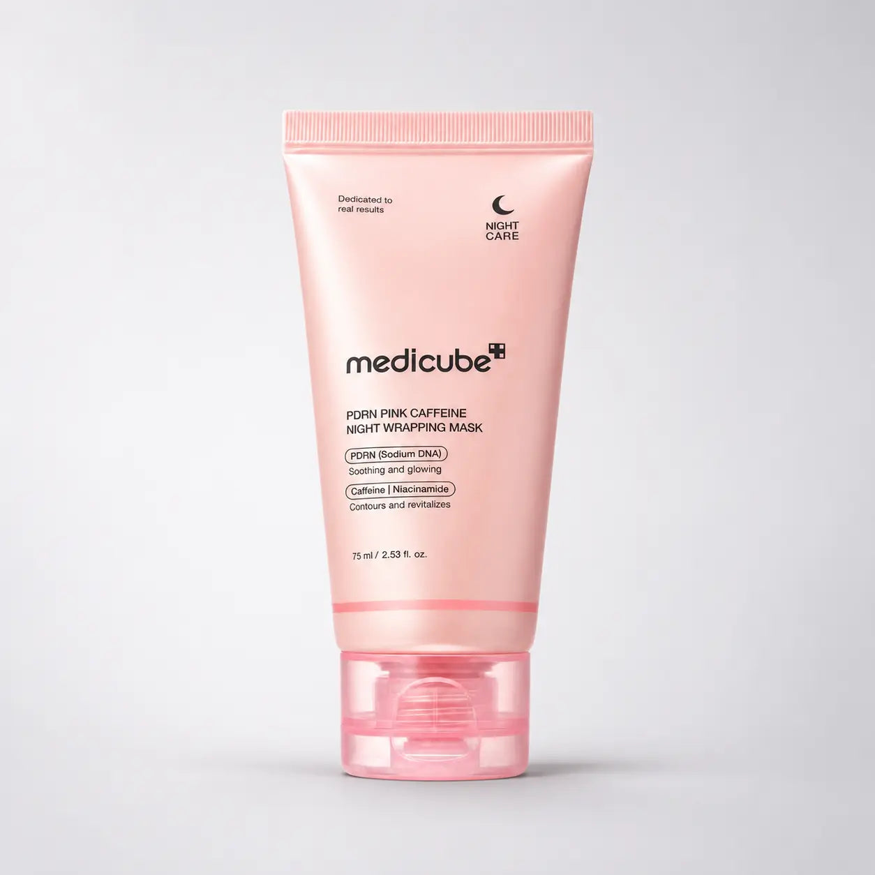 Medicube PDRN Pink Caffeine Overnight Wrapping Mask 75ml jar