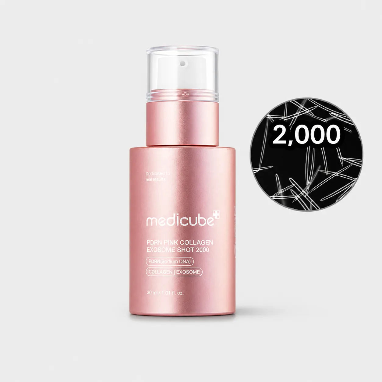 Medicube PDRN Pink Collagen Exosome Shot Ampoule 2000 30ml bottle
