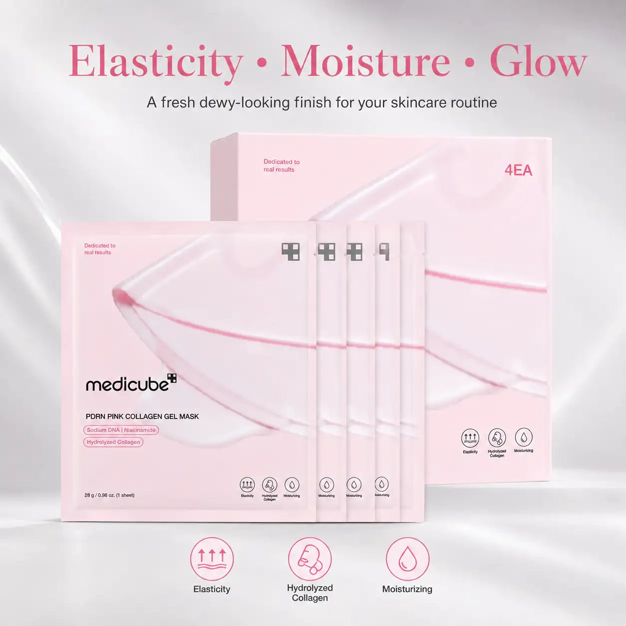 Medicube PDRN Pink Collagen Gel Mask 4ea