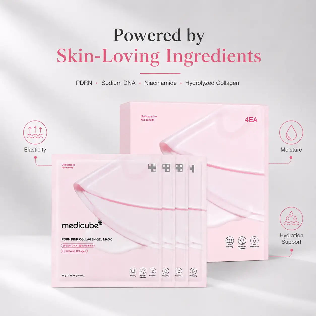 Medicube PDRN Pink Collagen Gel Mask 4ea