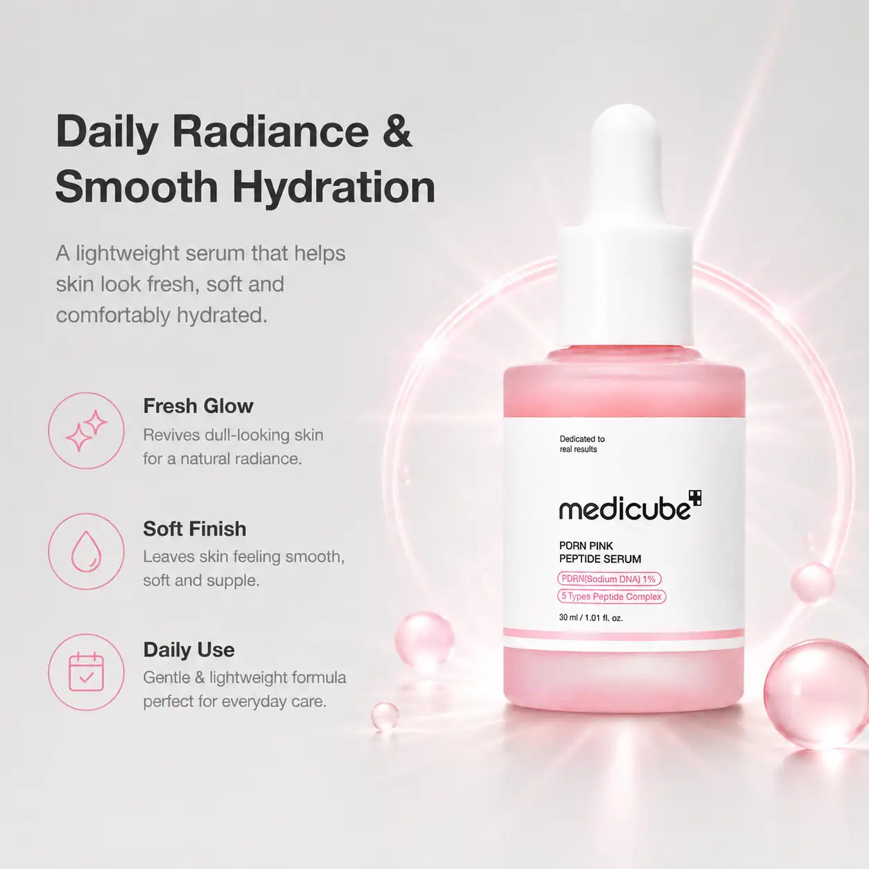 Medicube PDRN Pink Peptide Serum 30ml